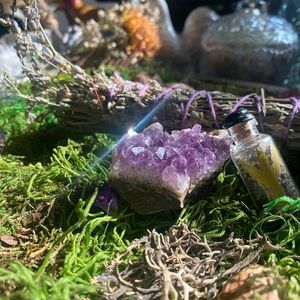 Lavender/Amethyst/Algiz Protection & Spell Set